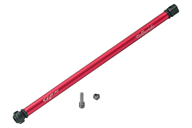 Traxxas Telluride 4X4 Aluminum Main Shaft With Hard Steel Ends - 1Pc Set Red