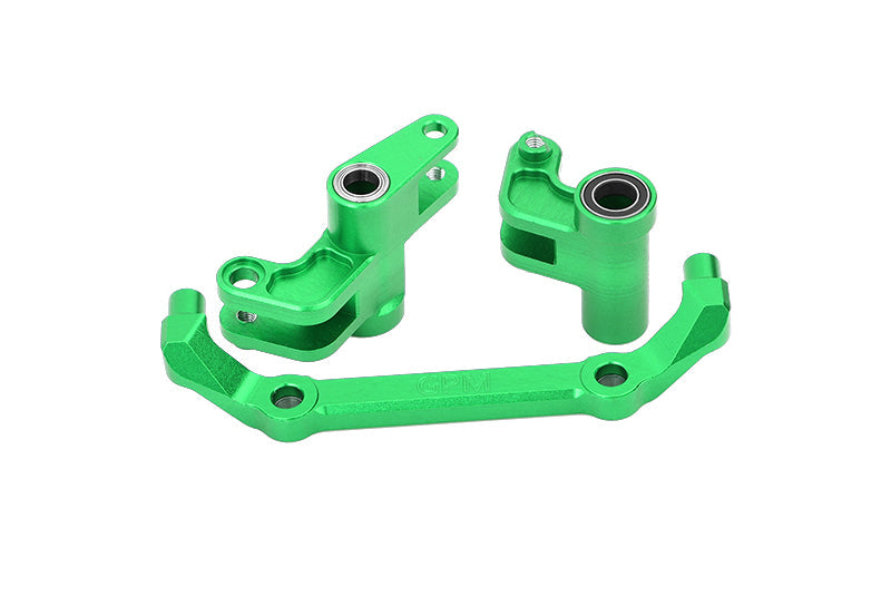 Aluminum 7075 Alloy Front Steering Bellcranks For Traxxas 1/10 4-Tec Drift Ford Mustang RWD Drift Car RTR 105237-4 Upgrades - Green