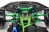 Aluminum 7075 Alloy Front Lower Suspension Arms For Traxxas 1/10 4-Tec Drift Ford Mustang RWD Drift Car RTR 105237-4 Upgrades - Blue