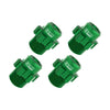 Aluminum 7075 Alloy 17mm Wheel Hubs For Traxxas 1:8 JATO 4X4 VXL Brushless Buggy Upgrades - Green