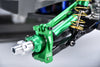 Aluminum 7075 Alloy Front Steering Blocks With Oversize Bearing For Traxxas 1:8 JATO 4X4 VXL / 1:10 BIGFOOT / FORD F-150 RAPTOR / RUSTLER / SLASH / STAMPEDE / FORD FIESTA ST RALLY - Green