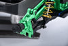 Aluminum 7075 Alloy Rear Stub Axle Carriers With Oversize Bearing For Traxxas 1:8 JATO 4X4 VXL / 1:10 BIGFOOT / FORD F-150 RAPTOR / RUSTLER / SLASH / STAMPEDE / FORD FIESTA ST RALLY - Black