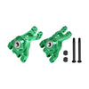 Aluminum 7075 Alloy Rear Stub Axle Carriers With Oversize Bearing For Traxxas 1:8 JATO 4X4 VXL / 1:10 BIGFOOT / FORD F-150 RAPTOR / RUSTLER / SLASH / STAMPEDE / FORD FIESTA ST RALLY - Green