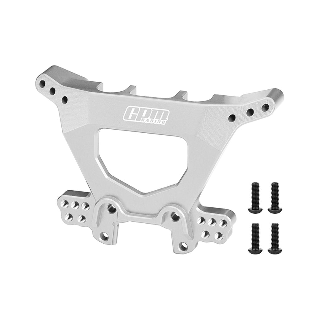 Aluminum 7075-T6 Alloy Rear Shock Tower For Traxxas 1/8 Jato 4X4 VXL BL-2S Racing Buggy Upgrades - Silver
