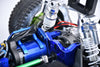 Aluminum 7075-T6 Alloy Bearing Motor Mount For Traxxas 1:8 Jato 4X4 / 1:10 Rustler 4X4 / Ford Fiesta ST Rally / Slash 4WD Upgrade Parts - Green