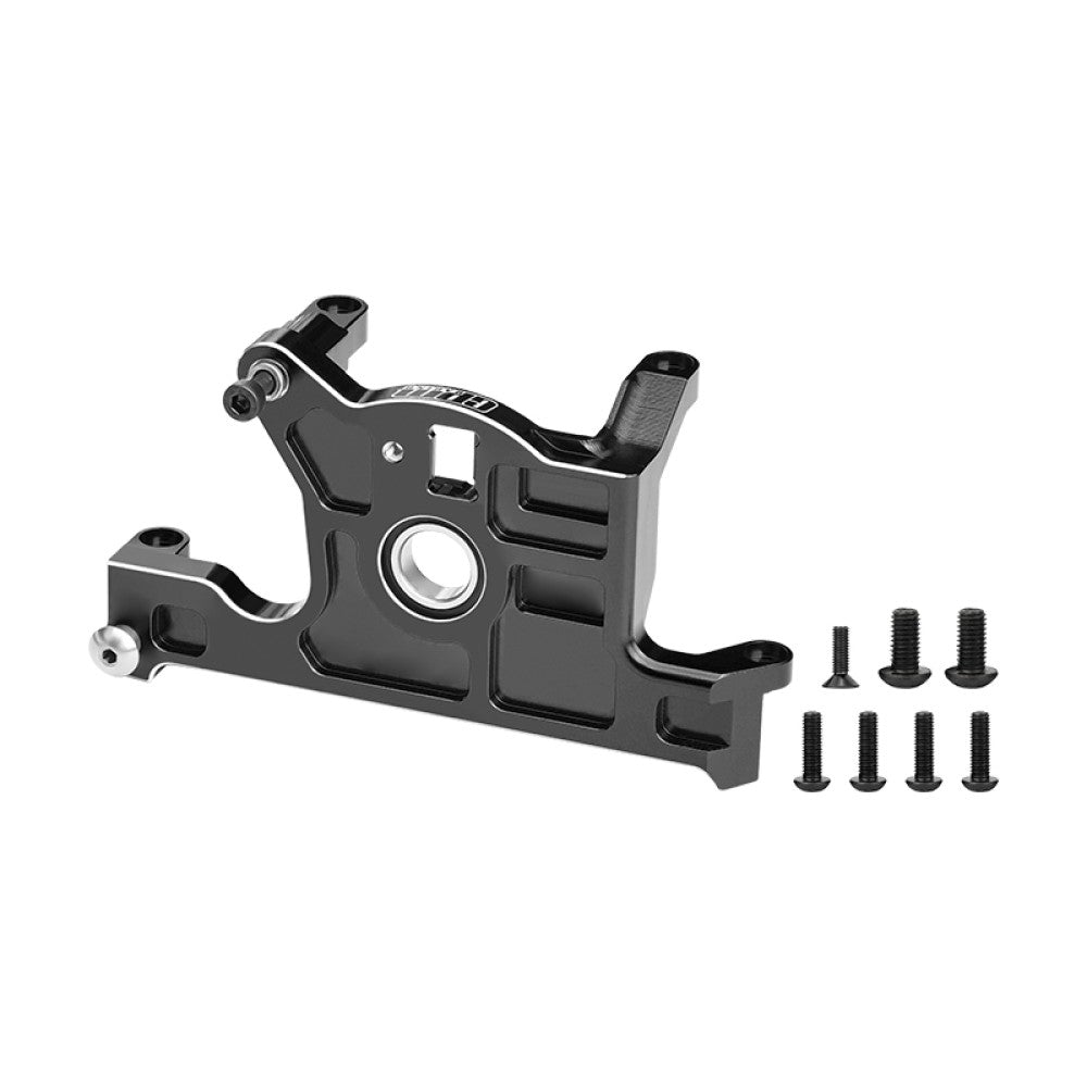 Aluminum 7075-T6 Alloy Bearing Motor Mount For Traxxas 1:8 Jato 4X4 / 1:10 Rustler 4X4 / Ford Fiesta ST Rally / Slash 4WD Upgrade Parts - Black