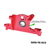 Aluminum 7075-T6 Alloy Bearing Motor Mount For Traxxas 1:8 Jato 4X4 / 1:10 Rustler 4X4 / Ford Fiesta ST Rally / Slash 4WD Upgrade Parts - Red