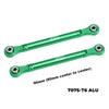 Aluminum 7075 Alloy Front Camber Links 90mm For Traxxas 1:8 JATO 4X4 VXL BRUSHLESS-90386-4 / JATO 4X4 BRUSHLESS-90154-4 RC Buggy Upgrades - Green
