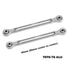 Aluminum 7075 Alloy Front Camber Links 90mm For Traxxas 1:8 JATO 4X4 VXL BRUSHLESS-90386-4 / JATO 4X4 BRUSHLESS-90154-4 RC Buggy Upgrades - Silver