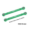 Aluminum 7075 Alloy Rear Camber Links 81mm For Traxxas 1:8 JATO 4X4 VXL BRUSHLESS-90386-4 / JATO 4X4 BRUSHLESS-90154-4 RC Buggy Upgrades - Green