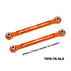 Aluminum 7075 Alloy Rear Camber Links 81mm For Traxxas 1:8 JATO 4X4 VXL BRUSHLESS-90386-4 / JATO 4X4 BRUSHLESS-90154-4 RC Buggy Upgrades - Orange
