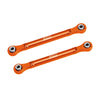 Aluminum 7075 Alloy Rear Camber Links 81mm For Traxxas 1:8 JATO 4X4 VXL BRUSHLESS-90386-4 / JATO 4X4 BRUSHLESS-90154-4 RC Buggy Upgrades - Orange