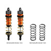 Aluminum 6061-T6 Alloy Front Adjustable Spring Shock 104mm For Traxxas 1:8 JATO 4X4 VXL Brushless-90386-4 / JATO 4X4 Brushless-90154-4 RC Buggy Upgrades - Orange