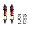 Aluminum 6061-T6 Alloy Front Adjustable Spring Shock 104mm For Traxxas 1:8 JATO 4X4 VXL Brushless-90386-4 / JATO 4X4 Brushless-90154-4 RC Buggy Upgrades - Red