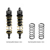 Aluminum 6061-T6 Alloy Rear Adjustable Spring Shock 104mm For Traxxas 1:8 JATO 4X4 VXL Brushless / 1:10 Rustler 4X4 Ultimate / Slash Ultimate / Slash Mudboss Racer Upgrades - Black