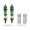 Aluminum 6061-T6 Alloy Rear Adjustable Spring Shock 104mm For Traxxas 1:8 JATO 4X4 VXL Brushless / 1:10 Rustler 4X4 Ultimate / Slash Ultimate / Slash Mudboss Racer Upgrades - Green