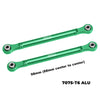 Aluminum 7075 Alloy Front Steering Toe Links 98mm For Traxxas 1:8 JATO 4X4 VXL BRUSHLESS-90386-4 / JATO 4X4 BRUSHLESS-90154-4 RC Buggy Upgrades - Green