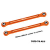Aluminum 7075 Alloy Front Steering Toe Links 98mm For Traxxas 1:8 JATO 4X4 VXL BRUSHLESS-90386-4 / JATO 4X4 BRUSHLESS-90154-4 RC Buggy Upgrades - Orange