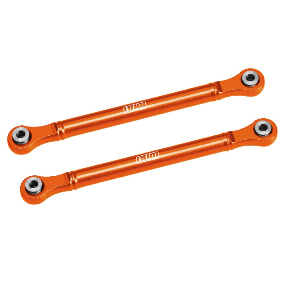 Aluminum 7075 Alloy Front Steering Toe Links 98mm For Traxxas 1:8 JATO 4X4 VXL BRUSHLESS-90386-4 / JATO 4X4 BRUSHLESS-90154-4 RC Buggy Upgrades - Orange