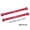 Aluminum 7075 Alloy Front Steering Toe Links 98mm For Traxxas 1:8 JATO 4X4 VXL BRUSHLESS-90386-4 / JATO 4X4 BRUSHLESS-90154-4 RC Buggy Upgrades - Red