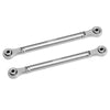 Aluminum 7075 Alloy Front Steering Toe Links 98mm For Traxxas 1:8 JATO 4X4 VXL BRUSHLESS-90386-4 / JATO 4X4 BRUSHLESS-90154-4 RC Buggy Upgrades - Silver
