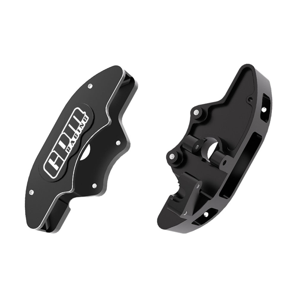 Aluminum 7075-T6 Alloy Front Brake Calipers (Left & Right) For Traxxas 1/6 Funco Pro Scale 2WD Sand Car 8S-109076-4 Upgrades - Black