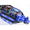 Aluminum 7075-T6 Alloy Front Brake Calipers (Left & Right) For Traxxas 1/6 FUNCO PRO SCALE 2WD SAND CAR 8S-109076-4 Upgrades - Blue