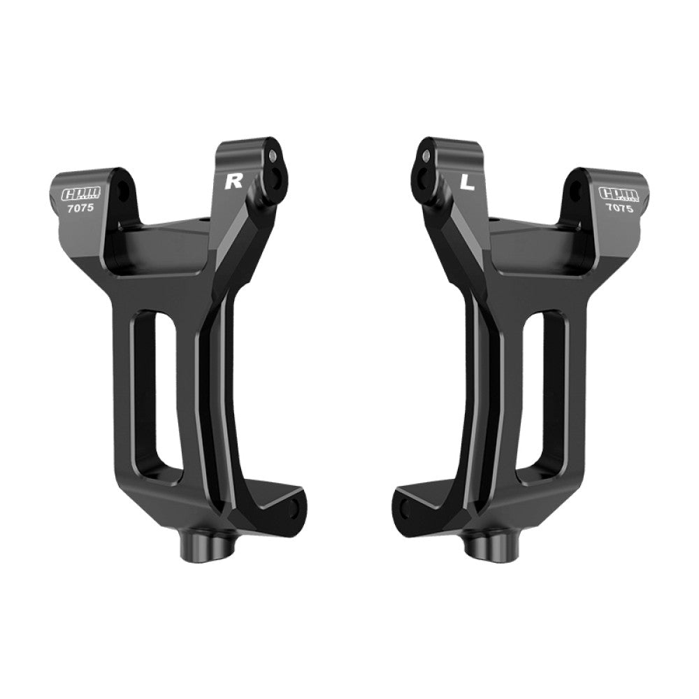 Aluminum Alloy Front Caster Blocks For Traxxas 1/6 Funco Pro Scale 2WD Sand Car 8S-109076-4 Upgrades - Black