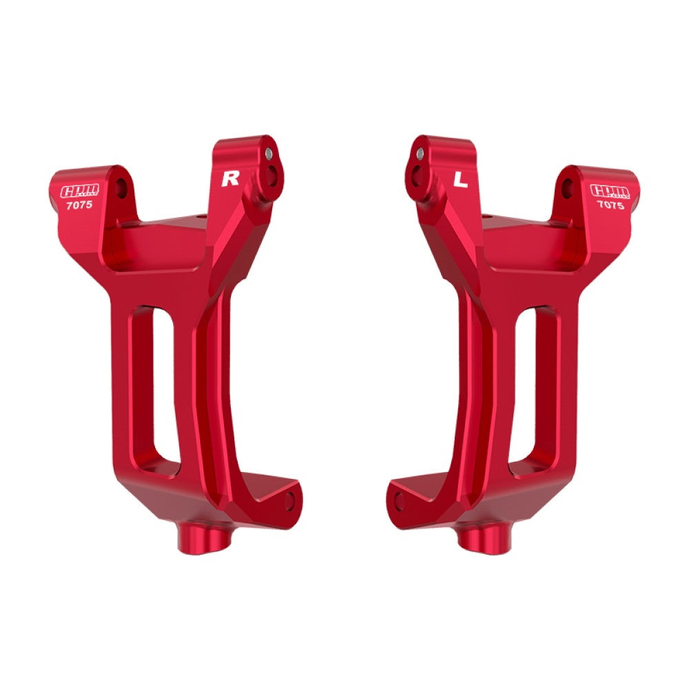Aluminum Alloy Front Caster Blocks For Traxxas 1/6 Funco Pro Scale 2WD Sand Car 8S-109076-4 Upgrades - Red