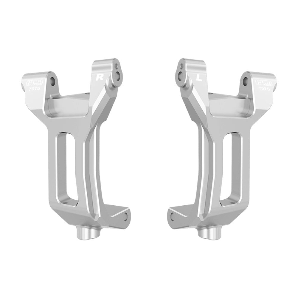 Aluminum Alloy Front Caster Blocks For Traxxas 1/6 Funco Pro Scale 2WD Sand Car 8S-109076-4 Upgrades - Silver