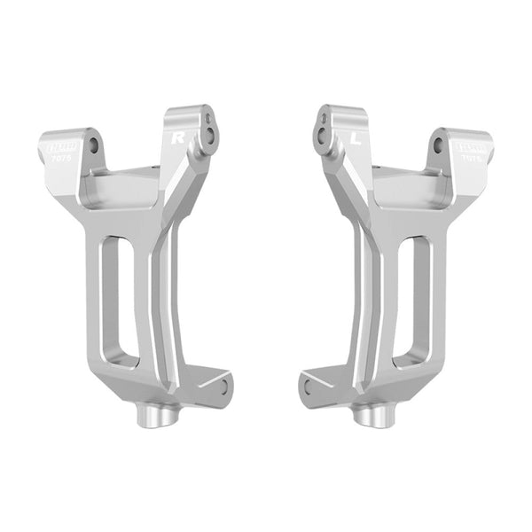 Aluminum Alloy Front Caster Blocks For Traxxas 1/6 Funco Pro Scale 2WD Sand Car 8S-109076-4 Upgrades - Silver