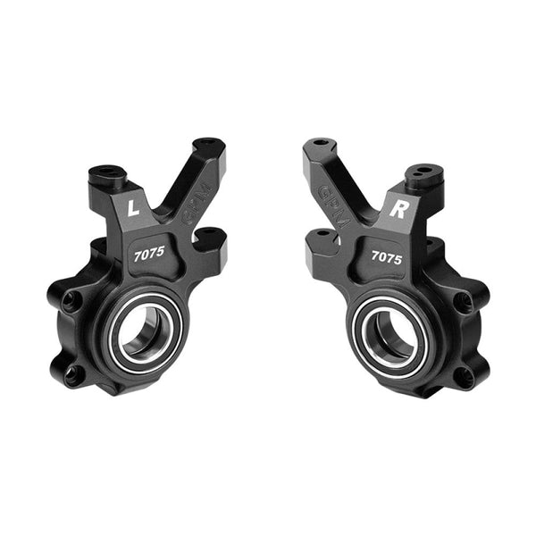 Aluminum 7075 Alloy Front Oversized Steering Blocks For Traxxas 1/6 Funco Pro Scale 2WD Sand Car 8S-109076-4 Upgrades - Black