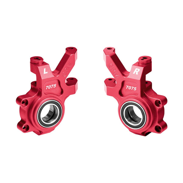 Aluminum 7075 Alloy Front Oversized Steering Blocks For Traxxas 1/6 Funco Pro Scale 2WD Sand Car 8S-109076-4 Upgrades - Red