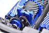 Aluminum 7075-T6 Alloy Fixed Spur Gear Mount For Traxxas 1/6 Funco Pro Scale 2WD Sand Car 8S-109076-4 Upgrades - Blue