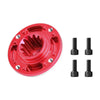 Aluminum 7075-T6 Alloy Ring Gear Adapter Plate For Traxxas 1/6 Funco Pro Scale 2WD Sand Car 8S-109076-4 Upgrades - Red