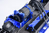 Aluminum 7075-T6 Alloy Oversized Motor Base For Traxxas 1:6 Funco Pro Scale Sand Car 8S / XRT 8S / XRT Ultimate 8S Race Truck Upgrades - Black