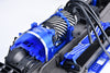 Aluminum 7075-T6 Alloy Oversized Motor Base For Traxxas 1:6 Funco Pro Scale Sand Car 8S / XRT 8S / XRT Ultimate 8S Race Truck Upgrades - Black