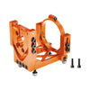 Aluminum 7075-T6 Alloy Oversized Motor Base For Traxxas 1:6 Funco Pro Scale Sand Car 8S / XRT 8S / XRT Ultimate 8S Race Truck Upgrades - Orange