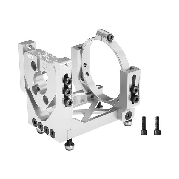 Aluminum 7075-T6 Alloy Oversized Motor Base For Traxxas 1:6 Funco Pro Scale Sand Car 8S / XRT 8S / XRT Ultimate 8S Race Truck Upgrades - Silver