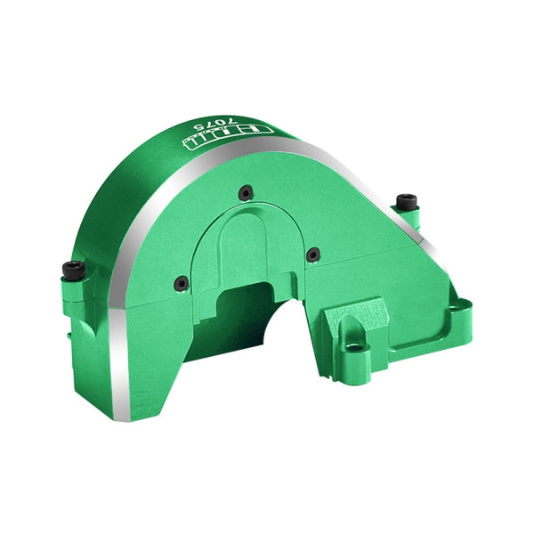 Aluminum 7075-T6 Alloy Oversized Transmission Gear Covers For Traxxas 1/6 Funco Pro Scale 2WD Sand Car 8S-109076-4 Upgrades - Green