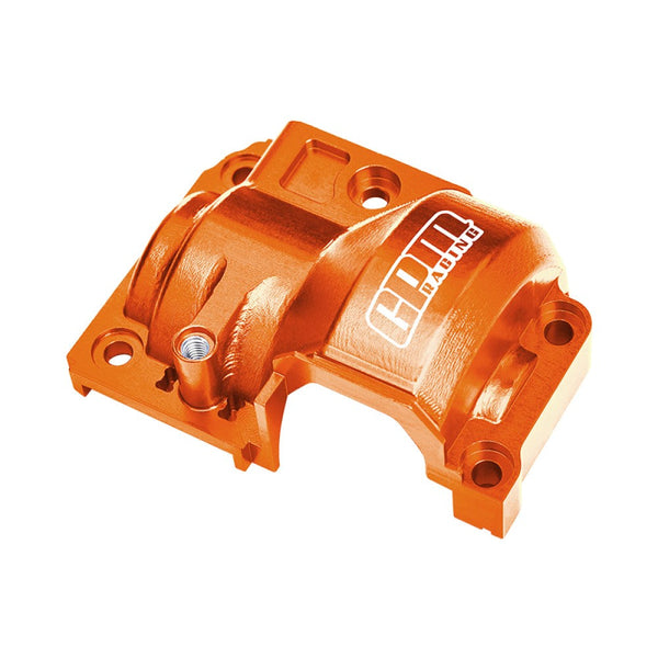 Aluminum 7075-T6 Alloy Transmission Gear Covers For Traxxas 1/6 Funco Pro Scale 2WD Sand Car 8S-109076-4 Upgrades - Orange