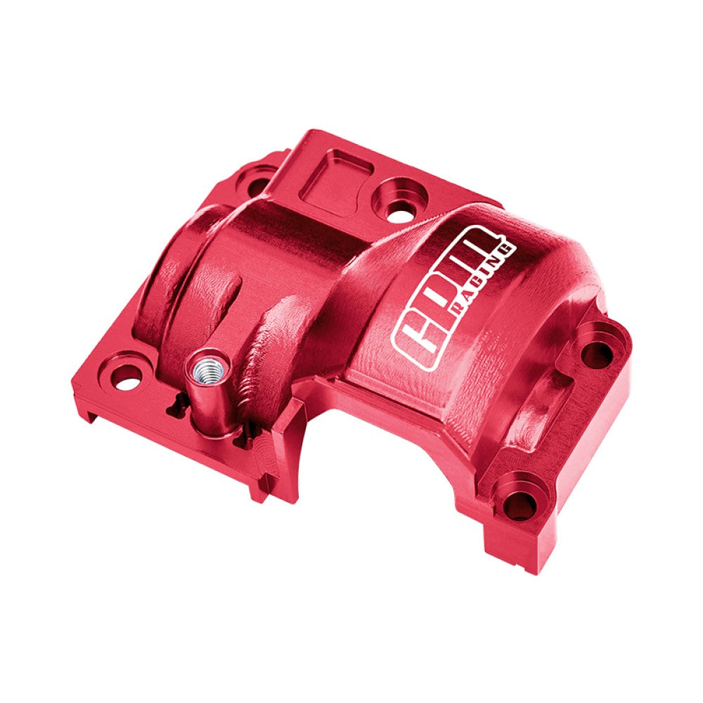 Aluminum 7075-T6 Alloy Transmission Gear Covers For Traxxas 1/6 Funco Pro Scale 2WD Sand Car 8S-109076-4 Upgrades - Red