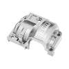Aluminum 7075-T6 Alloy Transmission Gear Covers For Traxxas 1/6 Funco Pro Scale 2WD Sand Car 8S-109076-4 Upgrades - Silver