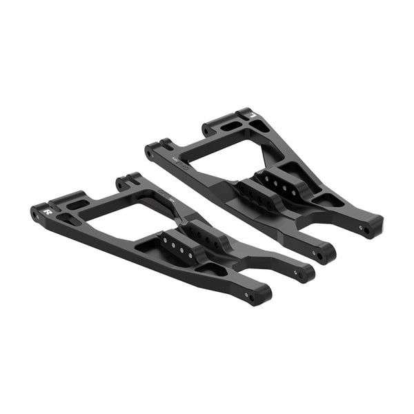 Aluminum 7075-T6 Alloy Front Lower Suspension Arms For Traxxas 1/6 Funco Pro Scale 2WD Sand Car 8S-109076-4 Upgrades - Black