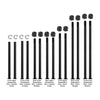 4140 Carbon Steel Completed Front And Rear Suspension Pins For Traxxas 1/7 X-Series Funco Pro Scale 2WD Sand Car 8S-109076-4 Upgrades