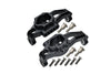 Traxxas TRX-4 Trail Defender Crawler / TRX-6 Mercedes-Benz G63 Aluminum Adjustable Front C Hub - 1Pr Set Black