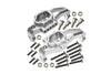 Traxxas TRX-4 Trail Defender Crawler / TRX-6 Mercedes-Benz G63 Aluminum Adjustable Front C Hub - 1Pr Set Silver