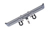 Aluminium Rear Bumper Mount + D-Rings + Tow Hook For Traxxas TRX-4 Chevrolet K5 Blazer (82076-4) - 3Pc Set Gray Silver