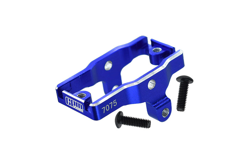 Aluminum 7075-T6 Servo Mount for Traxxas 1:18 TRX4M Ford Bronco Crawler 97074-1 / TRX4M Land Rover Defender 97054-1 / TRX4M K10 High Trail Crawler 97064-1 Upgrades - Blue