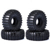 Widen 1.0 Inch Nailed Rubber Tires 72mm X 27mm With Foam Inserts For Traxxas 1:18 TRX4M Ford Bronco / TRX4M Land Rover Defender / Axial 1:24 SCX24 Deadbolt / SCX24 Jeep Wrangler Upgrades